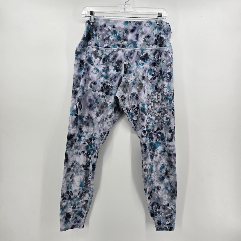 Lululemon Align High-Rise Pant 28 Kaleidoscope Floral Multi Blue Purple Size 16